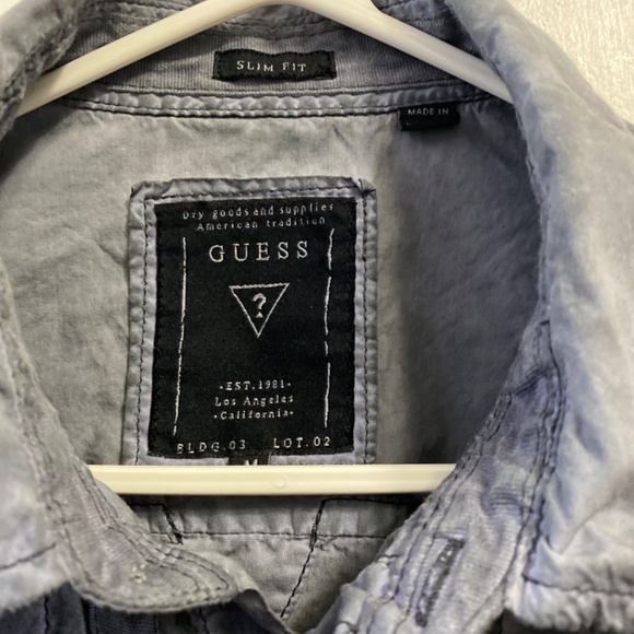 Excellent condition men’s Guess shirt size M - Picture 3 of 5